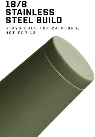 Gymreapers Stainless Steel Protein Shaker Bottle - Double Wall Insulated, Leak Proof, BPA-Free Metal Vacuum Blender Cup For Gym, Sports, Pre & Post-Workout Cold Hydration - 26 OZ (OD Green) - Image 5
