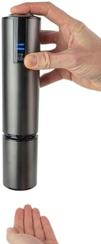 Peugeot Elis Touch Electric Wine Bottle Opener and Corkscrew, Carbon