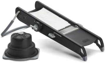 Mandoline Swing Plus, Stainless Steel, Black, 44.5 x 19.5 x 15 cm