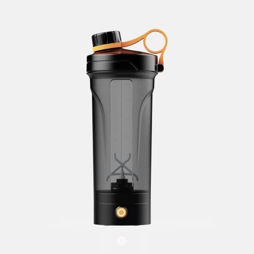 Electric Protein Shaker Bottle, 22 oz (650ml) Detachable Rechargeable Mixer Cup, Portable Self-Stirring Vortex Blender for Shakes (Orange-Classic) by Cotys