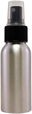 2 fl oz Aluminum Bottle with Black Spray Cap (Single) by Greenals