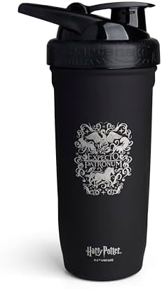 Reforce Stainless Steel Harry Potter Expecto Patronum Style Protein Shaker Bottle (900 ML /30oz) | Silent Mixing | Leak-Proof Shaker Bottle | Gym Shaker Bottle | BPA-Free
