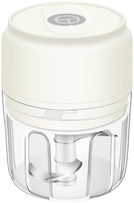 Garlic Chopper, 250ML Garlic Mincer, Electric Mini Food Processor by Hviww