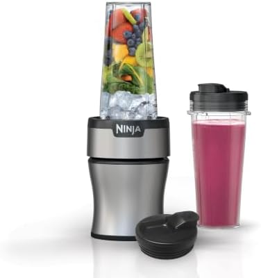 Ninja BN300C, Personal Nutri-Blender With Ice-Crushing Technology, Black/Silver, 700W by Unknown