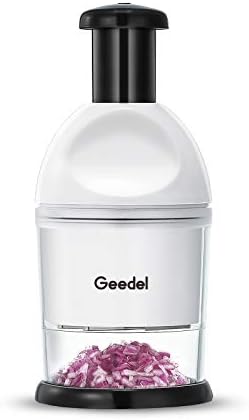 Geedel Food Chopper, Manual Vegetable Chopper Cutter, Slap Onion Cutter by Geedel