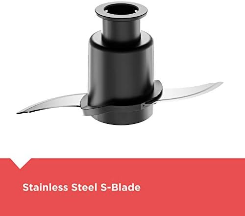 BLACK+DECKER Food Processor and Vegetable Chopper, Stainless Steel Blade, 8-Cup Capacity, 450W Power with Attachments to Shred, Slice, Mince, Grind, and Puree - Image 4