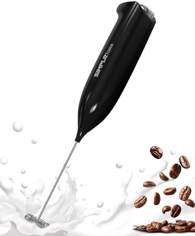 SIMPLETASTE Milk Frother Handheld Electric Foam Maker Battery Operated by SIMPLETaste
