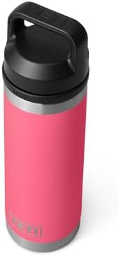 Rambler 18 oz Bottle, Leakproof, Vacuum Insulated, Stainless Steel with Chug Cap, Tropical Pink