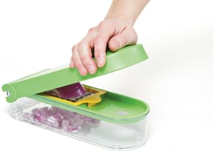 PrepWorks 3-Blade Dice & Slice Chopper – Multi-Function Vegetable and Fruit Cutter, Easy to Use, Stainless Steel Blades, BPA-Free - Image 4