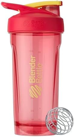 BlenderBottle Sport Flip Tritan Shaker Bottle 28 oz Electric Pink by BlenderBottle