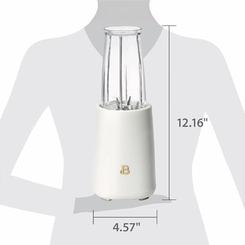 Personal Blender 12-Piece Set, 240W Motor, Emulsifying Stainless Steel Blade System, 16oz Travel Cup with Straw, BPA-Free Dishwasher Safe Jars - Image 5