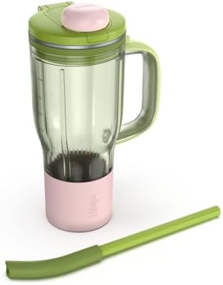 Ninja BlendBOSS 26oz Travel Tumbler & Straw, Green, XSKDB326LSGN by Unknown