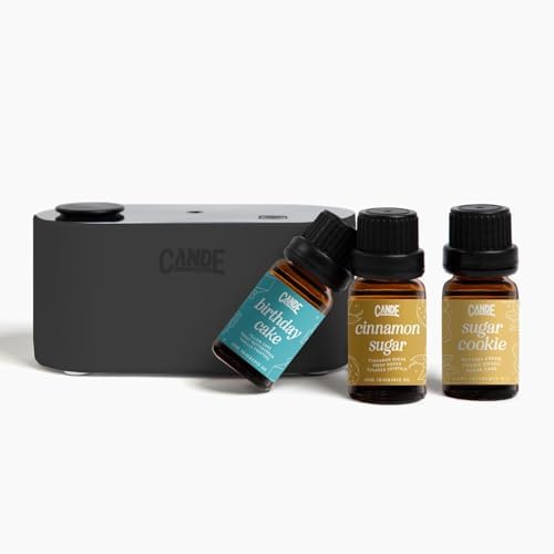 CANDECraftCo Waterless Travel Diffuser Gift Set, Bakery Scents, 3 Oils by CECraftCompany