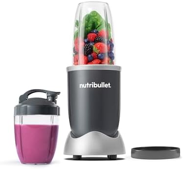 nutribullet Personal Blender, Shakes, Smoothies, Food Prep, and Frozen Blending, 24 Ounces, 700 Peak Watt, Gray by Unknown