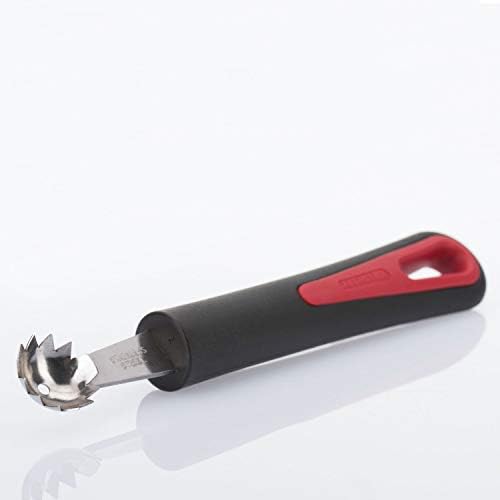 Germany Stainless Steel Tomato and Strawberry Stem Remover Corer (Red/Black)