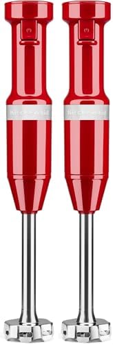 KitchenAid Variable Speed Corded Hand Blender KHBV53, Empire Red (Pack of 2) by Unknown