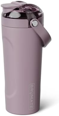 BrüMate MultiShaker Blender Shaker Bottle | 100% Leakproof Insulated Stainless Steel | Pre Workout and Protein Shaker Bottle for the Gym | 25oz (Lilac Dusk) by Br%C3%BCMate