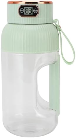 Portable Juicer Cup, 150W 1200ml Multifunctional Mini Travel Blender for Gym Home Office Sports Outdoor, Mini Juicer Cup, Mini Blending Cup, Portable Juice Cup (Green) by Yosoo
