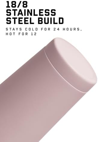 Gymreapers Stainless Steel Protein Shaker Bottle - Double Wall Insulated, Leak Proof, BPA-Free Metal Vacuum Blender Cup For Gym, Sports, Pre & Post-Workout Cold Hydration - 26 OZ (Pink) - Image 5