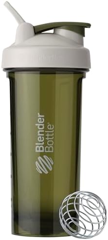 BlenderBottle ProSeries Tritan Shaker Bottle 28 oz Grey/Green by BlenderBottle