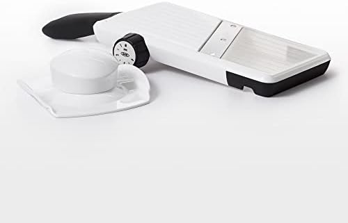 OXO Good Grips Large Adjustable Handheld Mandoline Slicer and Stainless Steel Scraper & Chopper - Image 3