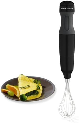 KitchenAid KHB2351OB 3-Speed Hand Blender, Onyx Black