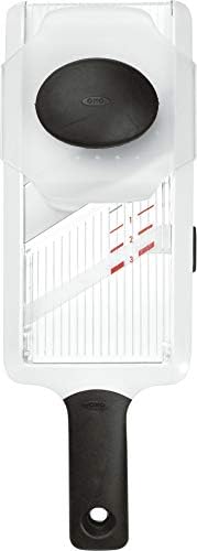 OXO Good Grips Hand-Held Mandoline Slicer & Good Grips Soft-Handled Garlic Press, Black, One Size - Image 5