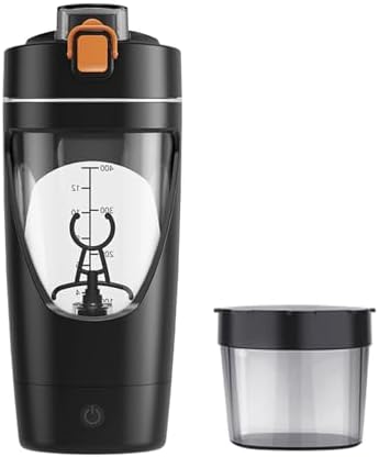 Electric Protein Shaker Bottle, 22oz, 7500RPM, USB-C Rechargeable by Unknown