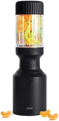 Beast Mini Blender, Countertop Kitchen Blender, Carbon Black, 600W by Unknown