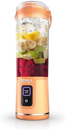 Ninja Blast Portable Blender, Cordless,18oz Vessel, Apricot, BC151AO by Unknown