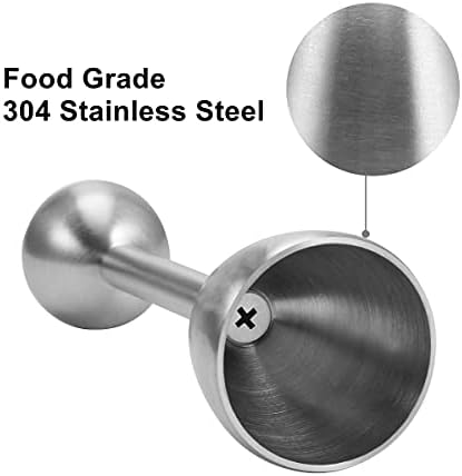 Xicennego Egg Cracker Topper Set of 5 - Includes 2 Egg Cups, 2 Spoons and 1 Cutter - Stainless Steel Easy Egg Opener - Image 5