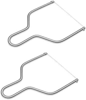 Stainless Steel Cheese Slicer & Cutter - 2PCS Set for Block Cheese & Butter by HIFFION