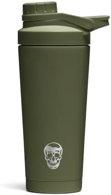 Gymreapers Stainless Steel Protein Shaker Bottle - Double Wall Insulated, Leak Proof, BPA-Free Metal Vacuum Blender Cup For Gym, Sports, Pre & Post-Workout Cold Hydration - 26 OZ (OD Green) - Image 6