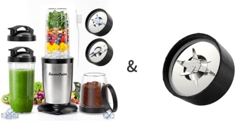 Replacement Cross Blades for BL3658-1-300 & Smoothie Blender, Personal Blender Grinder Combo by Savorfuze