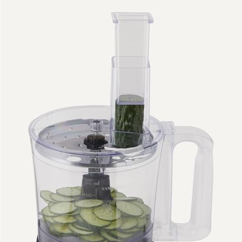 Amazon Basics Food Processor and Vegetable Chopper with 10 Cup Bowl, 2-Speed, 500 Watt Motor, Pulse Function, Dishwasher Safe Parts, Black - Image 4