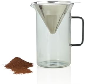 Pour Over Coffee Maker 20oz Gray