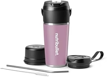 nutribullet Flip Portable Blender with Insulated Cup, Lavender, NBPB50350LAV by Unknown