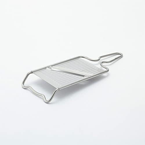 Japanese Double-Edged Slicer, Mandoline, Stainless Steel, Made in Sanjo, Japan, Silver