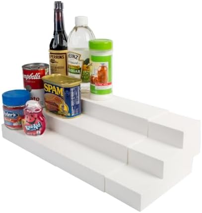 Dial Industries 3 Tier Expandable Pantry Shelf Organizer, Standard