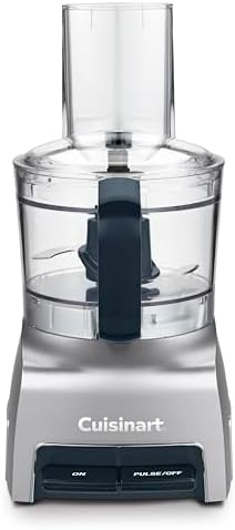 5‑Cup Chop & Shred Food Processor, Compact Food Chopper, Easy‑Store Design, Silver FP-5