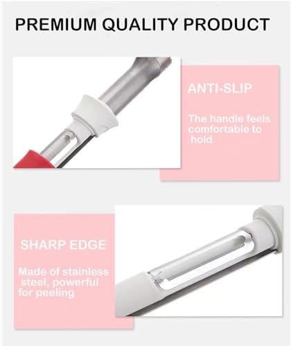 Premium Fruit Corer Set - Effortless Core Removal for Apples, Pears, and Pineapples - Upgraded Stainless 2 In 1 Corers, Pineapple Corer and Slicer Tool,Easy to Use and Clean