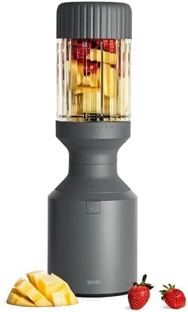 Beast Mega 1200 Countertop Blender, Charcoal, 1200W by Unknown