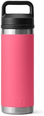 Rambler 18 oz Bottle, Leakproof, Vacuum Insulated, Stainless Steel with Chug Cap, Tropical Pink
