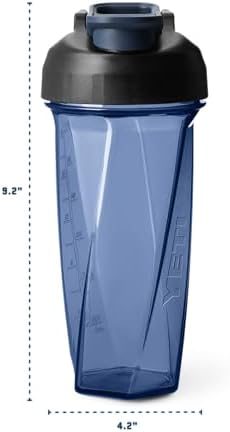 YETI Yonder Helimix Vortex Blender Shaker Bottle Holds up to 27oz | No Blending Ball or Whisk | USA Made | Portable Pre Workout Whey Protein Drink Shaker Cup | Dishwasher Safe, Cape Taupe - Image 5