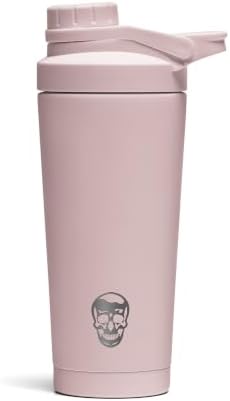 Gymreapers Stainless Steel Protein Shaker Bottle - Double Wall Insulated, Leak Proof, BPA-Free Metal Vacuum Blender Cup For Gym, Sports, Pre & Post-Workout Cold Hydration - 26 OZ (Pink) - Image 6