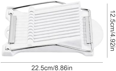 Spam Cutter Luncheon Meat Slicer,Egg Slicer Cutter for Hard Boiled Eggs,10/14 Slices Stainless Steel Wires (white, 10 Slices Wires) - Image 2