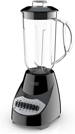 BLACK+DECKER Crush Master Blender, 10-Speeds with Stainless Steel Blades, Black, BL2010BP by Unknown