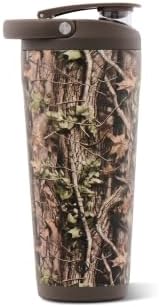 HydroJug Insulated Protein Shaker Bottle 24 oz, Silent Mixing, Woodland by Hydrojug