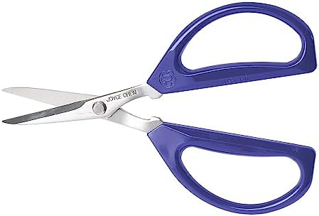 Joyce Chen Original Unlimited Kitchen Scissors All Purpose Dishwasher Safe Kitchen Shears With Comfortable Handles, Blue