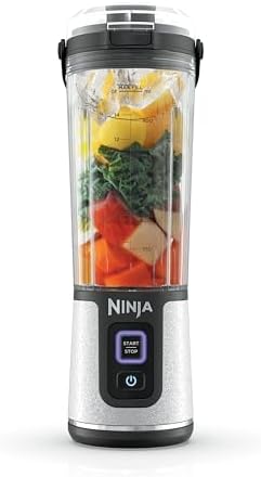 Ninja Blast Portable Blender, Cordless,18oz Vessel, White Glitter, BC152GL by Unknown